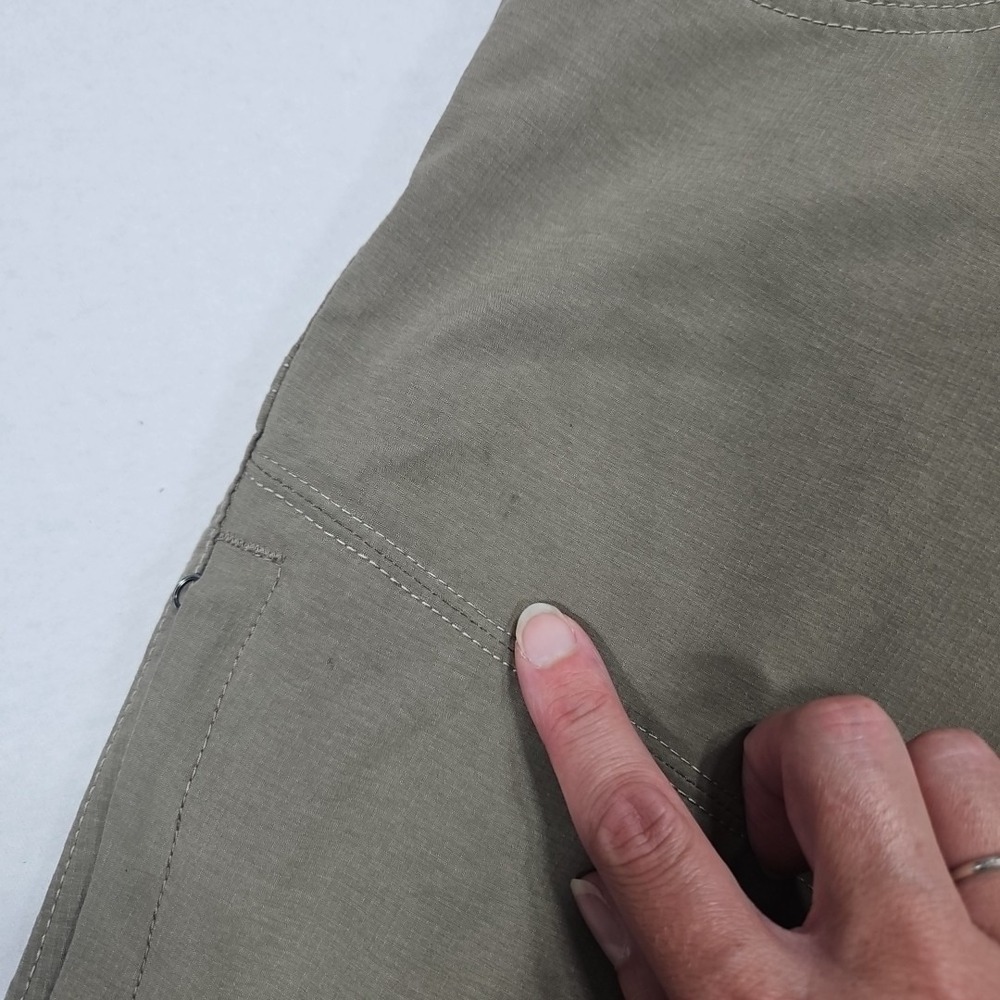 Kuhl Silencr Mens Size‎ 36 Cargo Shorts Brown Khaki Gray Ripstop Stretch Hiking - Picture 4 of 13